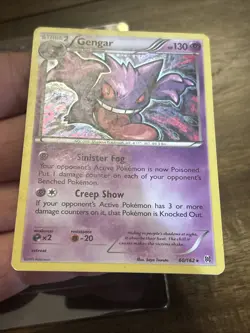 Gengar - 60/162 - XY BREAKthrough Holo Rare Pokemon Card TCG Foil - Image 5