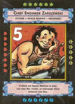 "Chief Engineer Zarazewski" - Xxxenophile CCG Card - Single - Image 1