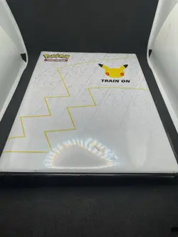 Pokemon TCG 25th Anniversary Celebrations Jumbo Card Binder With 8 Cards - Image 1