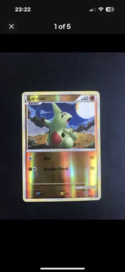 Pokemon TCG Larvitar, Pupitar Reverse Holo Bundle 6 Cards Private Listing Only - Image 3