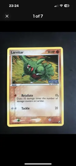Pokemon TCG Larvitar, Pupitar Reverse Holo Bundle 6 Cards Private Listing Only - Image 5