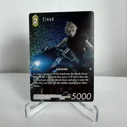 Cloud 11-136S Full Art Foil Card Opus XI Final Fantasy TCG FFTCG - Image 1