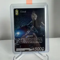 Cloud 11-136S Full Art Foil Card Opus XI Final Fantasy TCG FFTCG - Image 3