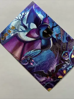 Zubat Halloween Pokemon 41 Foil Holo Card Anime Rare Full Art Arcade Pokedex - Image 4