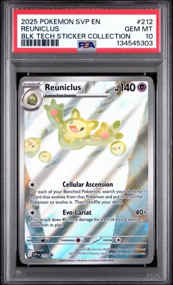 PSA GEM MINT 10 Reuniclus 212 Sv: Scarlet & Violet Promo Cards Holo - Image 1