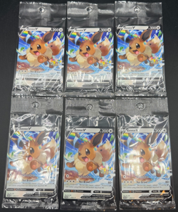10 Pokemon TCG Eevee V Holo Indonesian Promo Card 378/S-P Sealed New Lot - Image 2