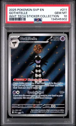 PSA GEM MINT 10 Gothitelle 211 Sv: Scarlet & Violet Promo Cards Holo - Image 1