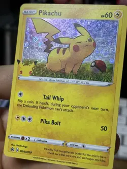 Pikachu SWSH039 Black Star Promo 2020 Holo Rare Pokemon Card TCG - Image 5