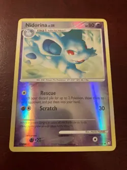 Nidorina 56/123 Mysterious Treasures Reverse Holo 2007 English Pokemon TCG Card - Image 1