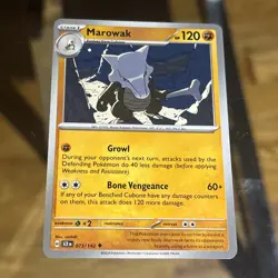 Marowak SV07: Stellar Crown 073/142 Pokemon Card - Image 1
