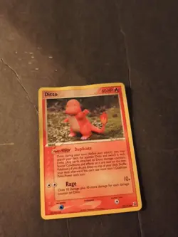 Ditto Charmander Delta Species 37/113 Pokemon Card Uncommon MP - Image 1