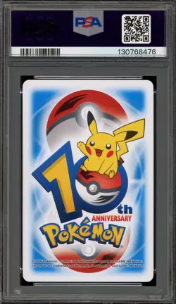 Pokemon 10th Ann. Playing Cards Defense Forme Deoxys Blue Joker PSA 8 - Image 2