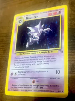 Haunter Pokemon Fossil 6/62 Holo CGC Mint 9 Graded Card - Image 2