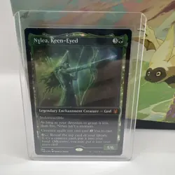 FOIL MTG Nylea, Keen-Eyed Showcase Theros Beyond Death #266 Magic Card - Image 1