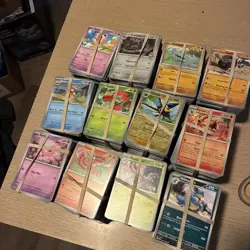 Bulk Lot 2400 Pokemon Cards Scarlet Violet Block Common Uncommon Rare Foil Mix - Image 1