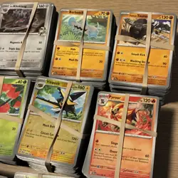 Bulk Lot 2400 Pokemon Cards Scarlet Violet Block Common Uncommon Rare Foil Mix - Image 2