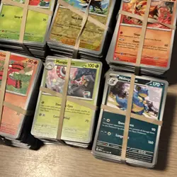 Bulk Lot 2400 Pokemon Cards Scarlet Violet Block Common Uncommon Rare Foil Mix - Image 5
