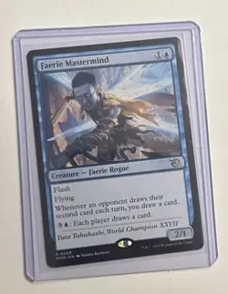 Magic the Gathering TCG Faerie Mastermind R March of the Machine 58 NM x1 - Image 1