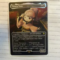 Tataru Taru (Borderless) (Chocobo Track Foil) MTG Commander: Final Fantasy NM/M - Image 1