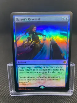 MTG Narset's Reversal - War of the Spark Silver Stamped NM/Foil English - Image 1