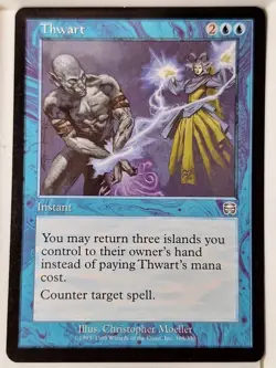 Mercadian Masques MTG Playset Thwart Magic - Image 1