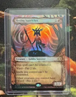 Hexing Squelcher (Showcase Foil) Rare MTG Lorwyn Eclipsed - Image 1