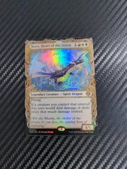 Neriv, Heart of the Storm (Showcase) Tarkir: Dragonstorm Foil. Pack Fresh - Image 1