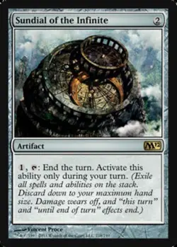 1 x Sundial of the Infinite - Magic 2012 - Light Play - MTG - Image 1