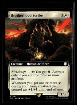 2024 MTG PIP Brotherhood Scribe R Creature #365 - Image 1