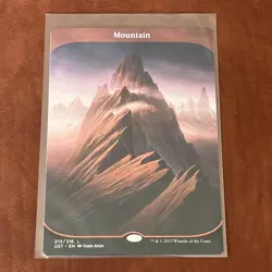 1 Mountain #215 Unstable UST Magic the Gathering MTG Lightly Played LP - Image 1