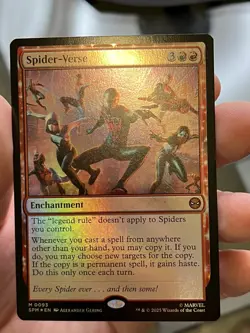 MTG ~ Spider-Verse ~ Mythic FOIL #0093 Magic The Gathering Spider-Man : NM - Image 1