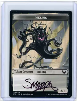 Inkling Token Strixhaven: School of Mages Signed Artist Proof MTG - Image 1