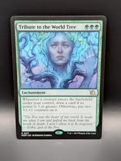 MTG - Tribute to the World Tree - Enchantment - MOM 211 - Rare - NM - Image 1