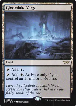 Gloomlake Verge R Duskmourn: House of Horror 260 NM Normal - Image 1