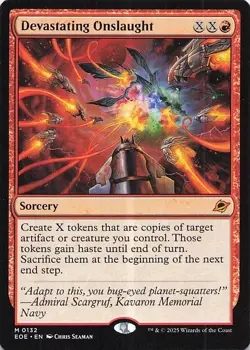 Devastating Onslaught M Edge of Eternities 132 NM Normal - Image 1