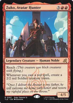 Zuko, Avatar Hunter (0287) R Avatar: The Last Airbender: Eternal-Legal 287 NM No - Image 1