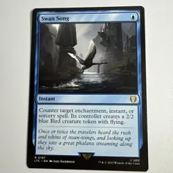 MTG - Swan Song Non Foil Rare LOTR Commander NM Near mint Magic The gathering - Image 1