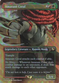 Amarant Coral (Borderless) R Commander: FINAL FANTASY 457 NM Foil - Image 1
