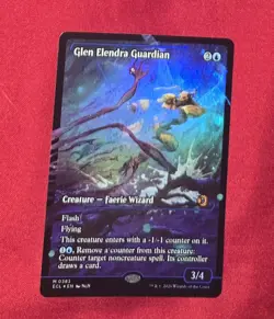 MTG - Glen Elendra Guardian (0383) (Showcase Foil) - Lorwyn Eclipsed NM/M Cond - Image 1