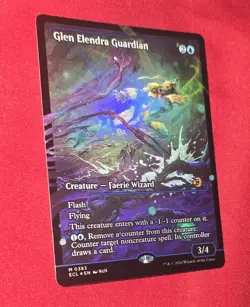 MTG - Glen Elendra Guardian (0383) (Showcase Foil) - Lorwyn Eclipsed NM/M Cond - Image 3
