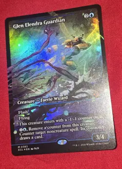 MTG - Glen Elendra Guardian (0383) (Showcase Foil) - Lorwyn Eclipsed NM/M Cond - Image 4