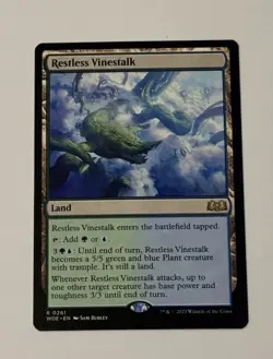 MTG Restless Vinestalk - Wilds of Eldraine NM - Image 1