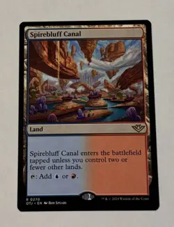 MTG Spirebluff Canal - Outlaws of Thunder Junction NM - Image 1