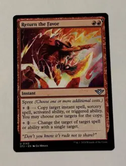 MTG Return the Favor - Outlaws of Thunder Junction LP - Image 1