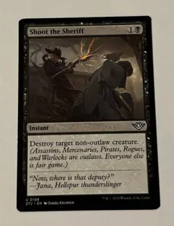 MTG Shoot the Sheriff - Outlaws of Thunder Junction NM - Image 1