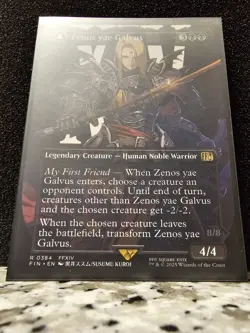 Final Fantasy MTG - Zenos yae Galvus Borderless Rare Non-Foil (Near Mint) - Image 1