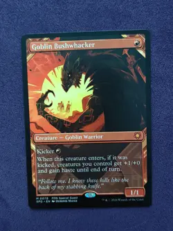 MTG Goblin Bushwhacker (Showcase) - Foundations Special Guest Mythic 0078 - Image 1