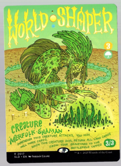 World Shaper 2017 Borderless Non Foil Garden Buds Secret Lair MTG NM - Image 1