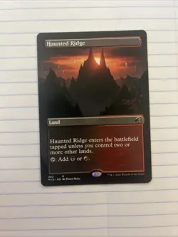 Haunted Ridge (Borderless) Innistrad: Midnight Hunt Regular NM MTG - Image 1