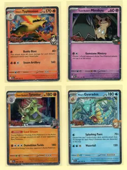 Pokemon Destined Rivals STAMPED Pre-Release 034 049 087 096 PROMO SET - DRI - Image 1